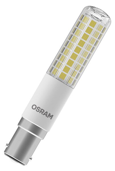 LED žárovka OSRAM Special slim čirá, patice B15d, ekvivalent 75 W, teplá bílá 2700 K, stmívatelná