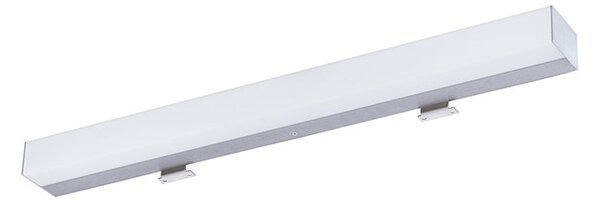 Koupelnové nástěnné LED svítidlo LEVIA 60, hliník, 12 W, teplá bílá 3000 K, IP44