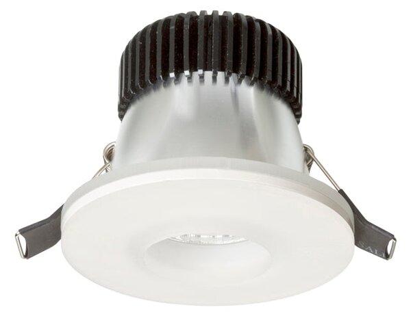 Zápustné LED svítidlo KAY R, satinované sklo, 5 W, teplá bílá 3000 K