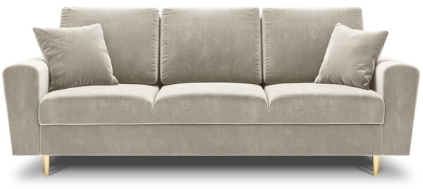 -25 % Dny MOMENTI– Cosmopolitan Design Sametová rozkládací pohovka Kyoto 235 cm