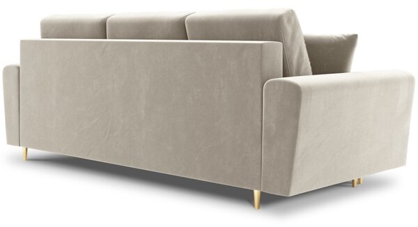 -25 % Dny MOMENTI– Cosmopolitan Design Sametová rozkládací pohovka Kyoto 235 cm