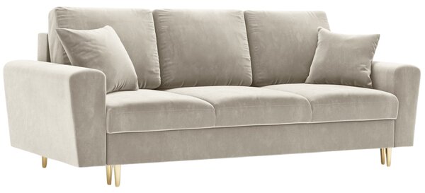 -25 % Dny MOMENTI– Cosmopolitan Design Sametová rozkládací pohovka Kyoto 235 cm