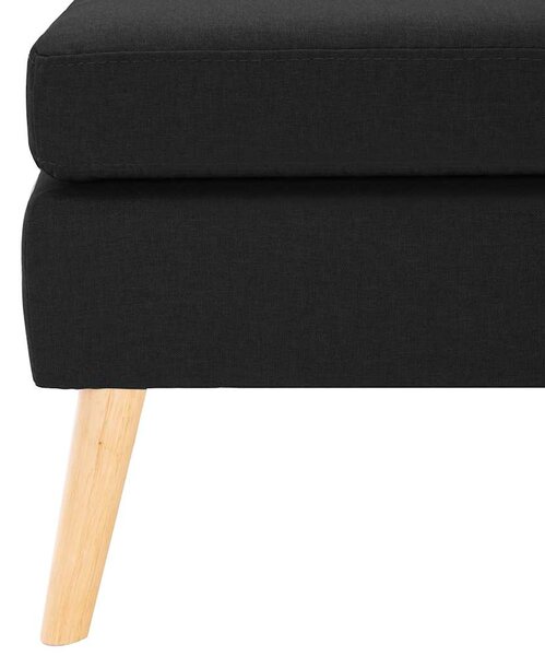 Podnožka černá textil 288742