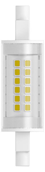 LED žárovka OSRAM SLIM LINE 78mm čirá, patice R7S, ekvivalent 60 W, teplá bílá 2700 K