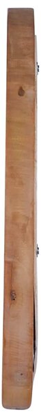 Nástěnné zrcadlo 40 cm teak kulaté 288805