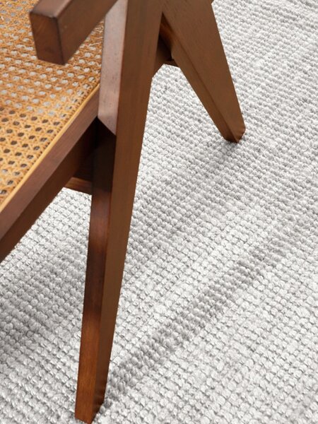 Koberec Hanse Home Bouclé Jaipur bílý kruh