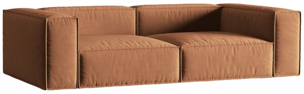 Micadoni Sametová pohovka Nuria 250 cm