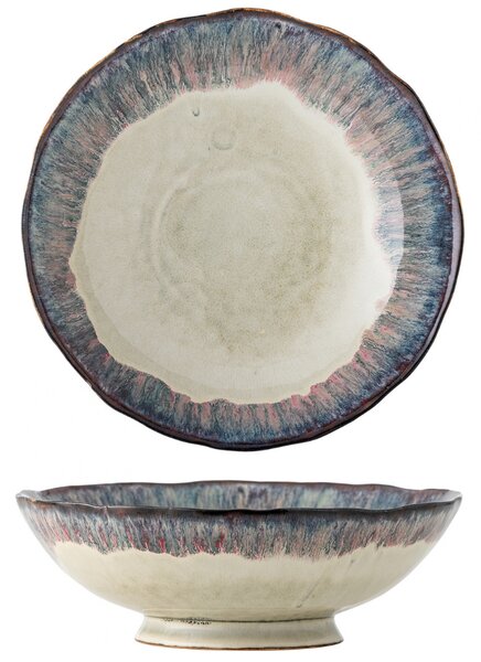 Bloomingville Béžovo-růžová kameninová mísa Imogen 24 cm