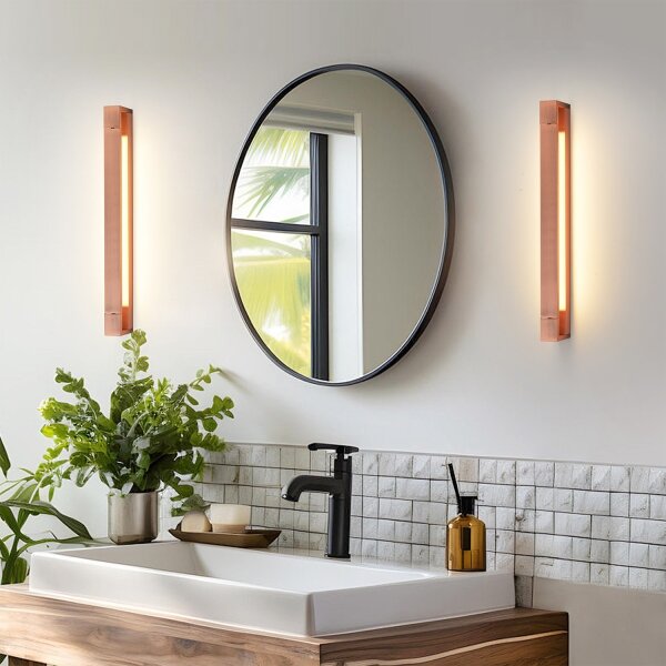 Brilagi-LED Koupelnové osvětlení zrcadla AQUA LINE LED/18W/230V 60 cm IP44 bronz