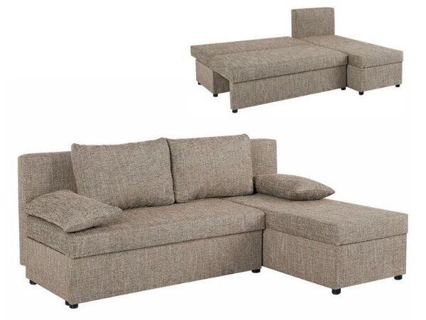 ROHOVÁ SEDAČKA, textil, cappuccino P & B - Sedací soupravy, Online Only