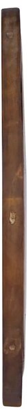 Nástěnné zrcadlo 60 cm teak kulaté 288806