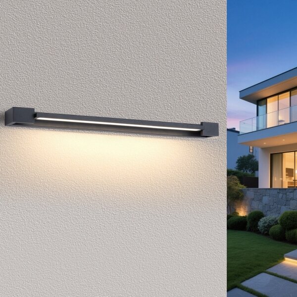 Brilagi-LED Koupelnové osvětlení zrcadla AQUA LINE LED/36W/230V 120 cm IP44 antr