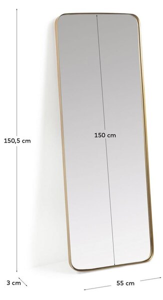 Nástěnné zrcadlo 55x150,5 cm Marco – Kave Home