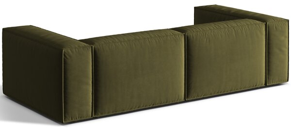 Micadoni Sametová pohovka Nuria 250 cm