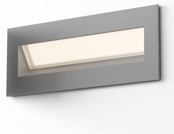 Zápustné LED svítidlo TESS RC, stříbrnošedé, 3 W, teplá bílá 3000 K
