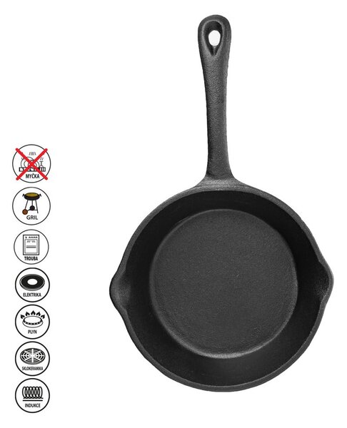 Grilovací litinová pánev ø 16 cm LITINA – Orion
