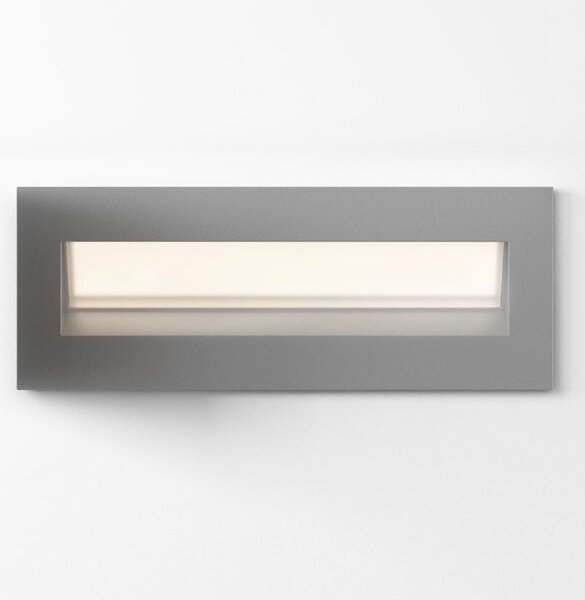 Zápustné LED svítidlo TESS RC, stříbrnošedé, 3 W, teplá bílá 3000 K