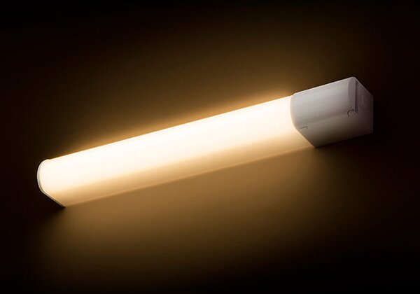 Koupelnové nástěnné LED svítidlo FLORIO 49, bílé, 8 W, teplá bílá 3000 K, IP44