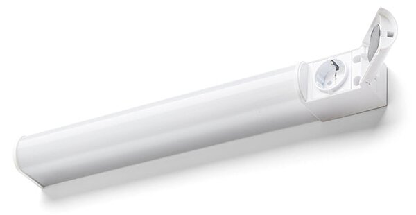 Koupelnové nástěnné LED svítidlo FLORIO 49, bílé, 8 W, teplá bílá 3000 K, IP44