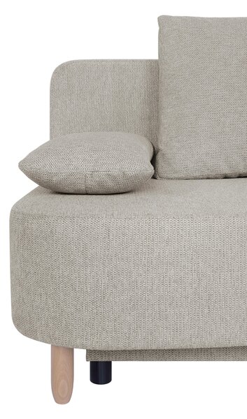 ROZKLÁDACÍ POHOVKA, textil, kompozitní dřevo, béžová P & B - Rozkládací pohovky, Online Only