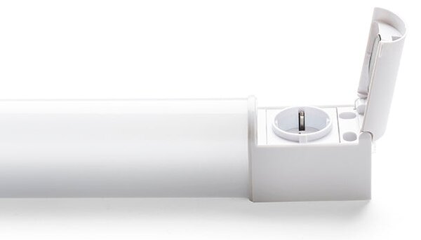 Koupelnové nástěnné LED svítidlo FLORIO 49, bílé, 8 W, teplá bílá 3000 K, IP44