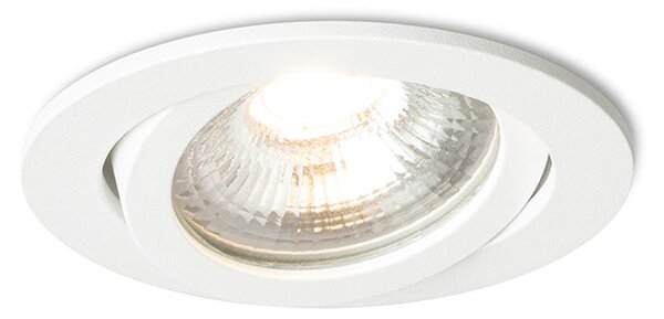Zápustné LED svítidlo JADE, černé, 6 W, 2000–3000 K, Dim to Warm