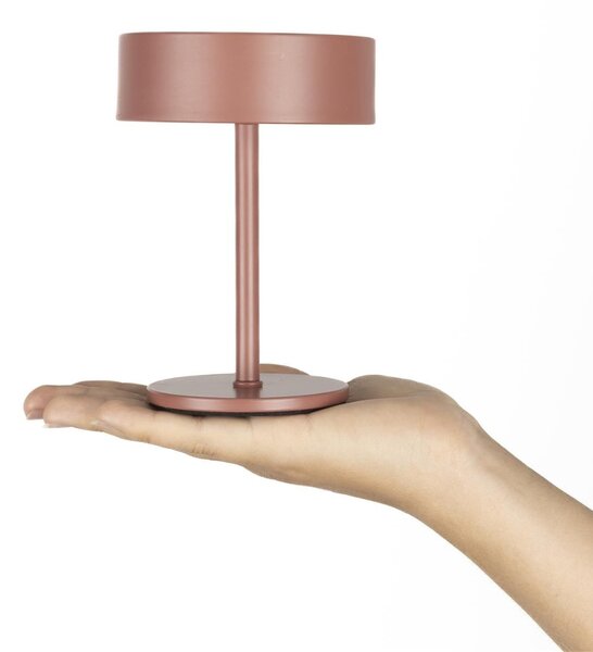 -25 % Dny MOMENTI– Zuiver Růžová kovová nabíjecí stolní LED lampa MINI