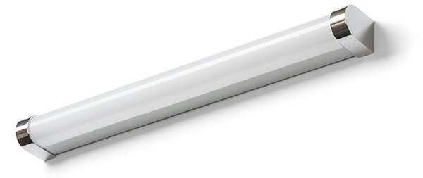 Koupelnové nástěnné LED svítidlo TAMPA 60 bez koncových krytek, bílé, 15 W, teplá bílá 3000 K, IP44