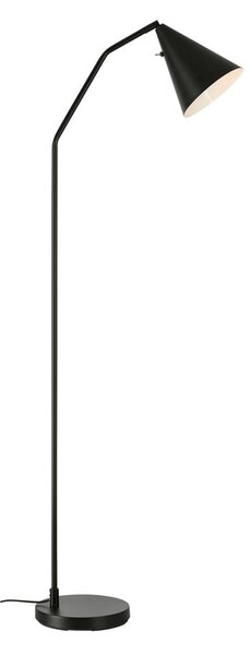 Černá LED stmívatelná stojací lampa s kovovým stínidlem (výška 144 cm) Funil – Markslöjd