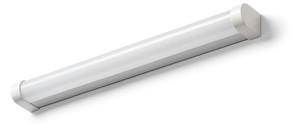 Koupelnové nástěnné LED svítidlo TAMPA 60 bez koncových krytek, bílé, 15 W, teplá bílá 3000 K, IP44