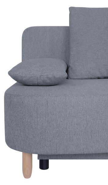 ROZKLÁDACÍ POHOVKA, textil, kompozitní dřevo, tmavě šedá P & B - Rozkládací pohovky, Online Only