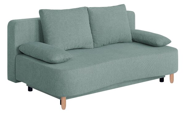 ROZKLÁDACÍ POHOVKA, textil, kompozitní dřevo, modrošedá P & B - Rozkládací pohovky, Online Only