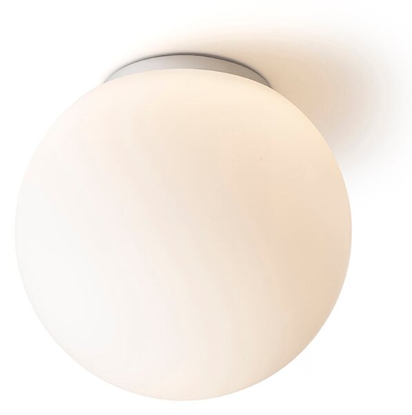 Koupelnové stropní svítidlo BOLLY 26, opálové sklo/chrom, patice E27, 15 W, IP44