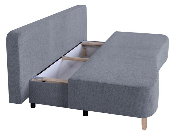 ROZKLÁDACÍ POHOVKA, textil, kompozitní dřevo, tmavě šedá P & B - Rozkládací pohovky, Online Only