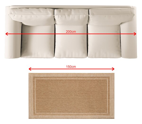Koberec Sienna camel 80x150 cm
