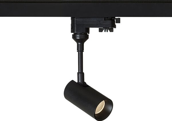 Lištové LED svítidlo LOLLIPOP pro tříokruhovou lištu, černé, 8 W, teplá bílá 3000 K