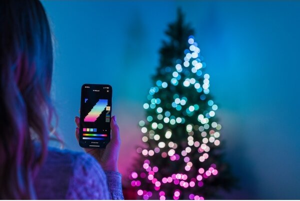 Twinkly TG70P4425P01 - LED RGBW Vánoční stromek TREE 435xLED 2,1 m Wi-Fi