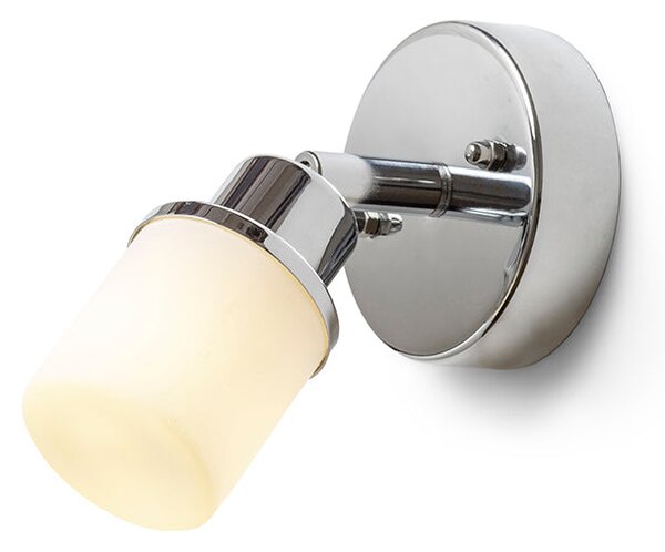 Koupelnové nástěnné svítidlo LINN I, opálové sklo/chrom, patice G9, 3 W, IP44