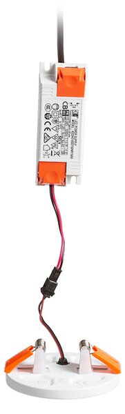 Zápustné LED svítidlo BJORK R 9, bílé, 6 W, teplá bílá 3000 K