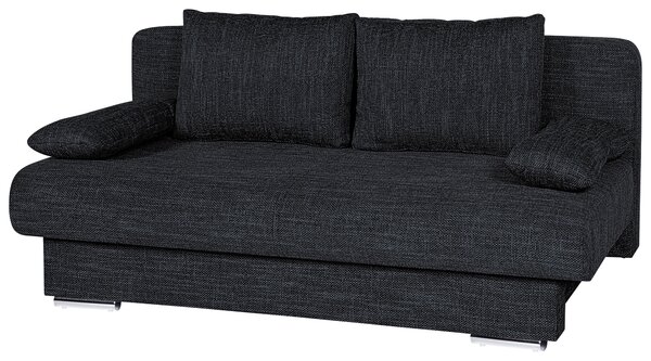 ROZKLÁDACÍ POHOVKA, textil, kompozitní dřevo, černá P & B - Rozkládací pohovky, Online Only