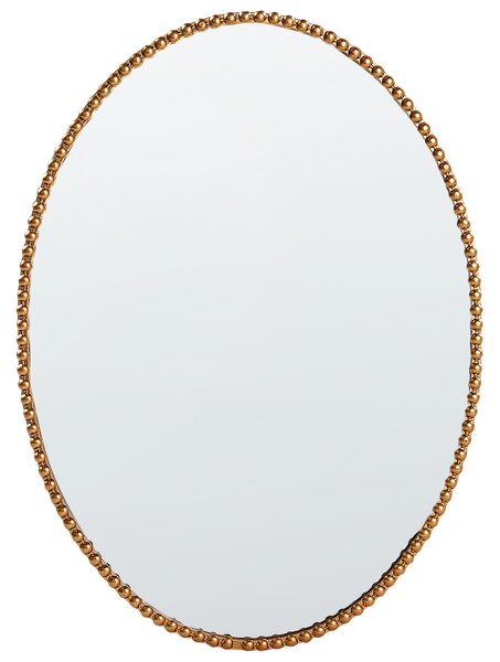 Zrcadlo OUVEA 57 cm 79 cm Kov Zlatá