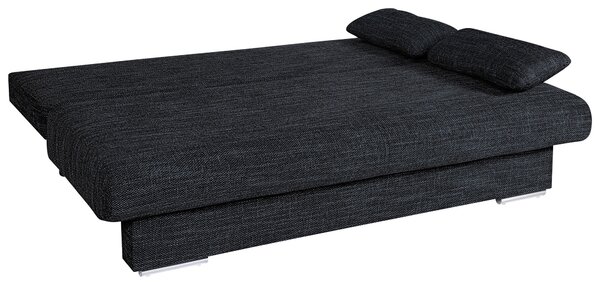 ROZKLÁDACÍ POHOVKA, textil, kompozitní dřevo, černá P & B - Rozkládací pohovky, Online Only