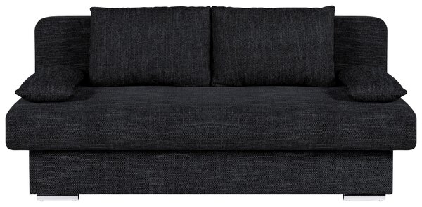 ROZKLÁDACÍ POHOVKA, textil, kompozitní dřevo, černá P & B - Rozkládací pohovky, Online Only