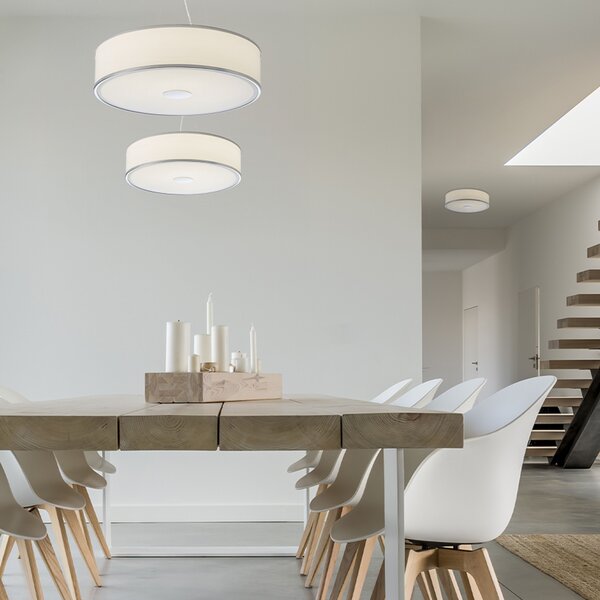 Stropní LED svítidlo CASSABLANCA LED 40, chrom, 35 W, teplá bílá 3000 K