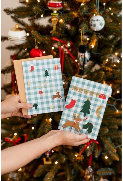 Vánoční přání Merry Christmas – Meri Meri