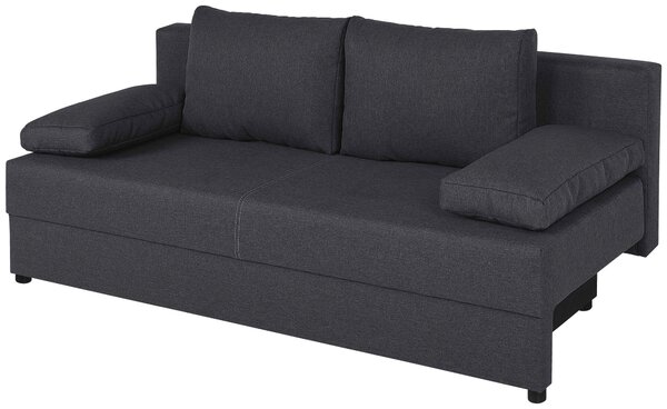 ROZKLÁDACÍ POHOVKA, textil, kompozitní dřevo, tmavě šedá P & B - Rozkládací pohovky, Online Only