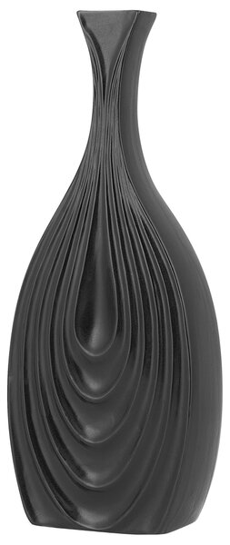 Dekorativní váza THAPSUS Keramika 39 cm Černá