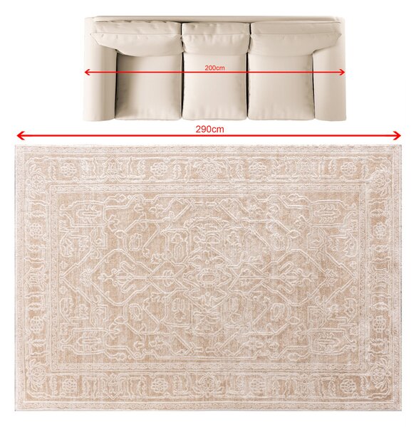 Koberec Caldera cream/camel 200x290 cm