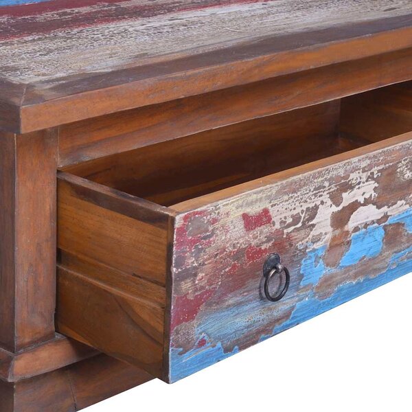 Konferenční stolek 80 x 50 x 40 cm recyklované teakové dřevo 289057