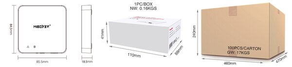 Miboxer WIFI box Mi-light, Zigbee 3.0, ZB-Box2